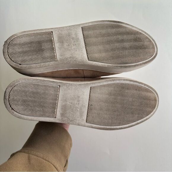 Birdies Tan Suede The Swift Classic Slip On Sneakers - Picture 7 of 9